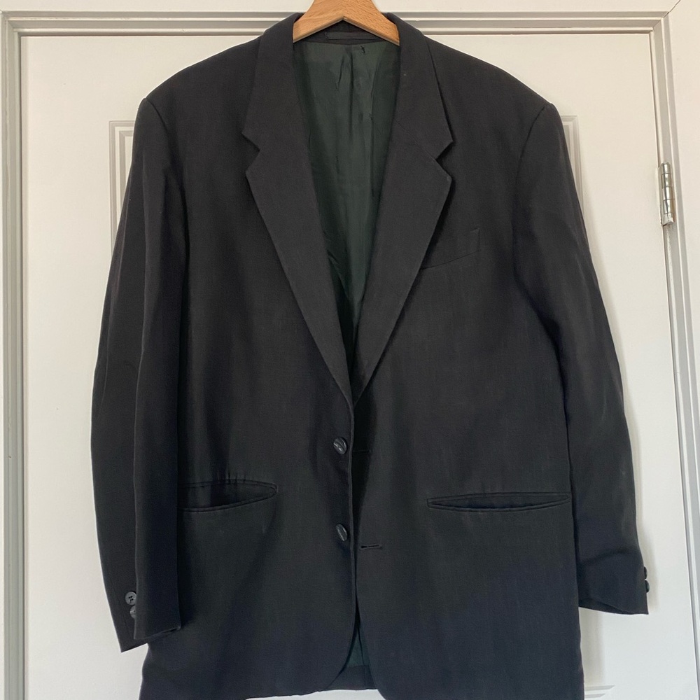 Yves Saint Laurent Black Sport Coat Timeless Elegance